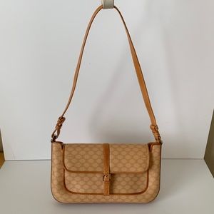 Celine Bag: Beige, Macadam Pattern, PVC/Leather